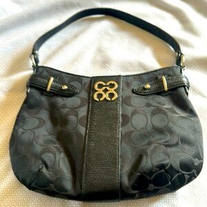 Coach Colette black shoulder bag